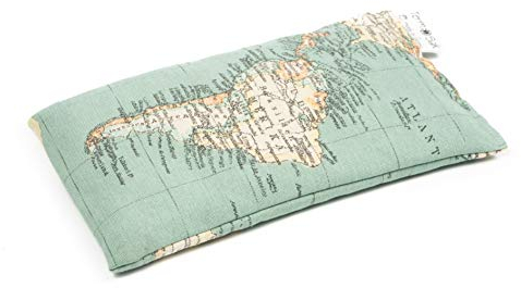 TERMOSAK Bouillotte sèche, 23x14 coussin chauffant eco chaud/froid, avec de graines de soja vert haute durabilité et lavande, sac thermique pour micro-ondes/congélateur. (003, 23x14)