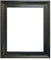 FRAMES BY POST Scandi Vintage Black Picture Photo Frame 50 x 70 cm (Plastic Glass)
