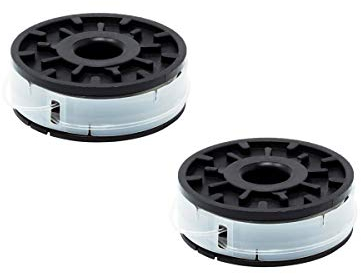 FixedByU 2 Doppel-Fadenspulen für Elektro-Rasentrimmer | Passend für HECHT 500 | Florabest FRT 430/10, FRT 450 A1/B2 | Grizzly Tools ERT 450/8, ERT 530 R/RS | Hanseatic ERT 530