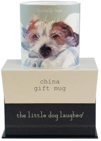 Little Dog Laughed Rough Coat Jack Russell China Mug