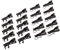 Hellery 20 Pcs Microphone Lapel Clips Microphones, Clothing, T-Shirt, Lapel Microphone Mic Clip