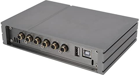 Amplificateur DSP de voiture Amplificateur haute puissance 6 canaux prend en HIFI/Bluetooth 5.0 haute puissance, 10-15 V