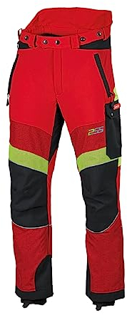 PSS Schnittschutzhose X-Treme Breeze Rot/Gelb Größe 50
