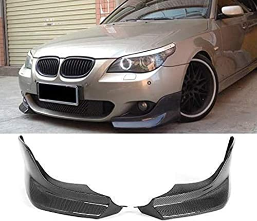 Auto Frontspoiler Frontlippe Spoiler für BMW E60 M Tech M Sport 2006 2007 2008 2009 2010 | FrontstoßStange Splitter FrontstoßStangenlippe Autoantikollisionsschutz