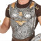 FIESTAS GUIRCA - Kupferrüstung grau römischer Legionär-Soldat - Kostümzubehör - Cosplay für Karneval - Thema: