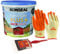 PERFECTONISH Fence Paint Fence Life Plus+ Paint-Garden Shed Paint UV Protection Wood Paint Outdoor Garden Paint With Free 3” Paint Brush and Protective Gloves 5 Litres (Red Cedar)
