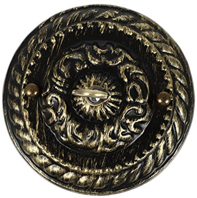 OSALADI Plafoniera Vintage Con Piastra Di Copertura Per Lampadari Design Antico Ømm Adatta Per Stili Retro e Ristoranti