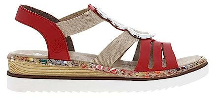 Rieker femme Nu-Pieds compensés