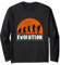 Bumerang-Hemd, Lustige menschliche Evolution für Bumerang Langarmshirt
