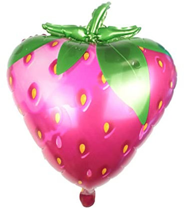 CIYODO Obstdekor 2er Pack 28 Ballonspielzeug Für Kinder Süßer Ballon Süßigkeiten Ballons Dessert-ballon Fruchtballon Fruchtheliumballons Erdbeerballon Erdbeere Badeprodukte Baby