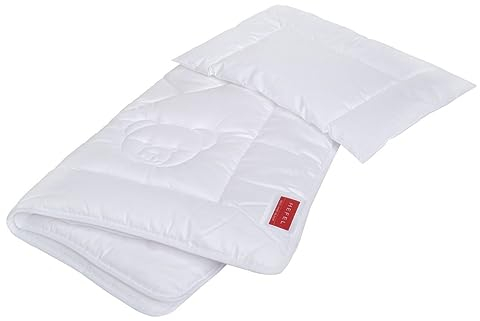 Hefel Softbausch Home Kinderdecke/Sommerdecke 100 x 135 cm + Kinderkissen 40 x 60 cm für Hausstauballergiker geeignet
