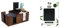 Wooden Bar Caddy - Bar Aide Cocktail Accessory and Napkin Holder and Bar Tidy & The Cheeky Panda Bamboo Paper Cocktail Straws | 250 Black Paper Cocktail Drinking Straws