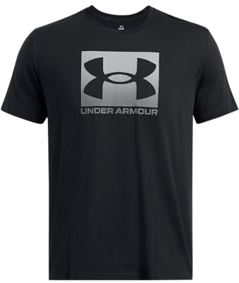 Under Armour UA M Boxed Sports Updated SS - Short Sleeve - Tops - Black/Graphite - Size: MD