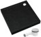 AQUABAD Duschwanne/Duschtasse | Komplettset Ultima mit LeakProtect Technologie Black Stone 90x90cm Quadrat | inkl. Ablaufgarnitur/Siphon Alcadrain A49CR
