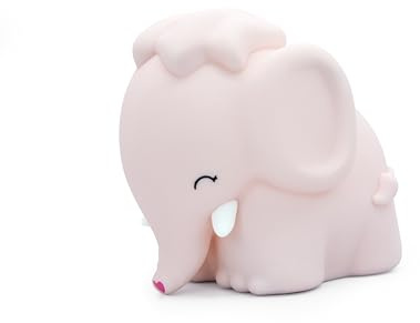 [D]hink DHINK - Wiederaufladbares LED-Nachtlicht Elephante – Nachtlicht aus Silikon für Baby- und Kinderzimmer – Nachttischlampe für Kinder – Geschenk zur Geburt