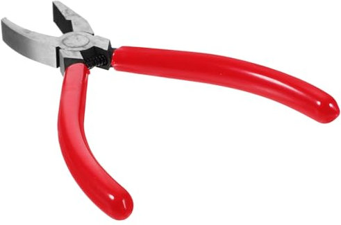 GLEAVI 6 Glaszange glass cutter tool flaschenschneider glasschneider Grozing Brechzange Werkzeug zum Brechen von Mosaiken Laufzange Glasbläser-Kit schwer Kiefer Schneidezange Suite Gummi