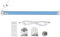Matter Thread Smart Roller Shade Rechargeable Battery Powered Motor, Smart Bind Roller Shades Working with 38mm Tube, Compatible with Apple, Google Assistant (Motor with 6 channel remote)