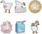 6Pcs Nette Gans Brief Emaille Pin Lustige Worte Tier Revers Pin Set Ente Saft Box Broschen Abzeichen für Kleidung Rucksack Dekoration für Kinder Männer Frauen