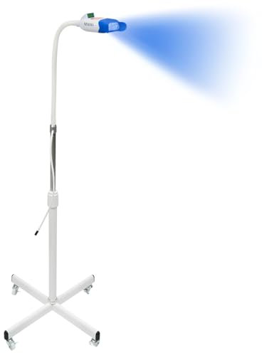 LED Zahnweiß Bleaching Lampe, Professionelle Zahnbleaching Led Lampe, Mobile 36W Dental Zahnweiss Lampe, Zahnweißer 2 Farben blau/rot Licht