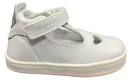 Balducci CITA 5822, Scarpa Sandalo Primo Passo Due Occhi Bambina, Plantare fisiologico Pediatrico.Numerazione dal 19 al 26 (Bianco, Sistema Taglie Calzature EU, Bimbo (0-5 Anni), Numero, Media, 22)