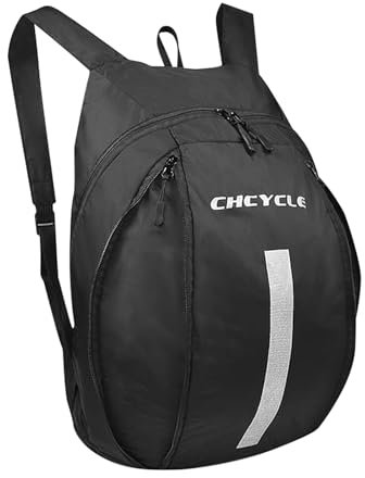 YNPQTDS 20-35l Borsa Porta Casco Moto Zaini Moto Per Uomo Zaino Per Casco Impermeabile Zaino Motos Nero Allungabile Per Bici Motos Escursionismo