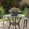 Brokky 873796 Fioriera in Metallo Nera Metallo 35 x 35 x 15 cm Robusta Fioriera da Esterno,Orto Verticale Rialzato da Esterno per Balcone e Giardino,Mini Orto Rialzato per Piantine,Giardino Verticale
