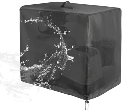 Generico Abdeckung für Sandfilterpumpe für Pool – Anti-UV außen | Zaun in Box Filter für Außenpools | Schutzzaun für Filter sandgestrahlt | Deckel