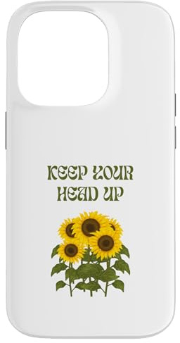 Sonnenblume hält den Kopf hoch Hülle für iPhone 14 Pro