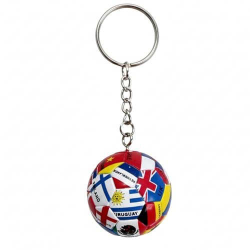World Cup Football 2026 Mini Flags World Keyring Souvenir Football Sports Events Party Decorations Drive Safe Keyrings Anniversary Birthday Fan Gift for Soccer Drivers Boyfriend Husband Family member