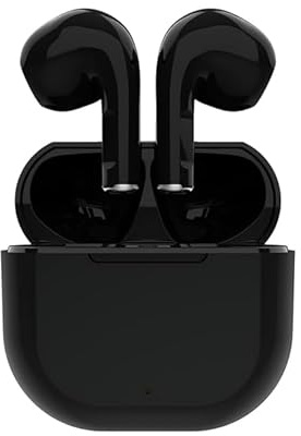 Equatech Active Noise Cancelling TWS Earbuds, Bluetooth 5.1 Wireless Earphones with Touch Control & Built-In Mic, Soft Touch Charging Case, Hands-Free Headphones, Black (Black)