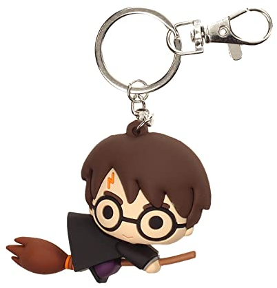 SD toys - Porte-clés Harry Potter avec Balai Volant Nimbus et Cape Noire, 8 x 6 cm, Multicolore, 30 x 100 x 170 mm, Décontracté