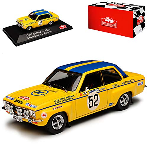 Opel Ascona Osterberg Edenring Rallye Monte Carlo 1973 1/43 Atlas Modell Auto