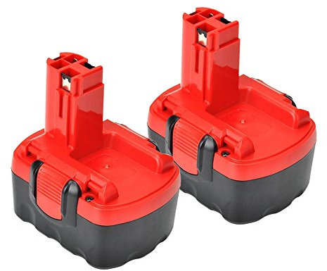 VANTTECH 14.4V 4.8Ah Ni-MH Replacement for Bosch Battery BAT038 BAT040 BAT041 BAT140 BAT159 2607335275 2607335533 2607335534 2607335711 (2 Pack)