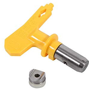 Akozon Spray Gun Nozzle Reversible Airless Spray Gun Nozzle Tungsten Steel Accessories Home Graden Tool