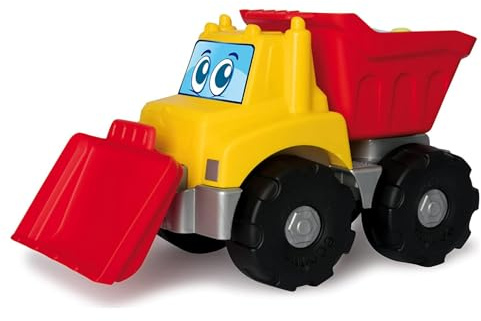 Jouets Ecoiffier - 7817 - Camion De Chantier + 15 Briques à Empiler Les Maxis - Abrick - Dès 1 an - Fabriqué en France