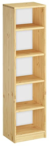 Holzregal Bücherregal Verschiedene Höhen Wandregal Massivholz Kieferregal V-90.82-40150 cm