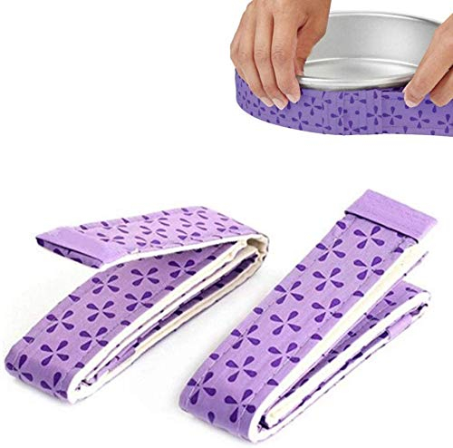 Cake Pan Protective Strap, Bake Even Strap Belt, Baking Cake Tray Mold Pan Protective Strap Lacing Tape Bakeware Cookware DIY for Breakfast 2pc
