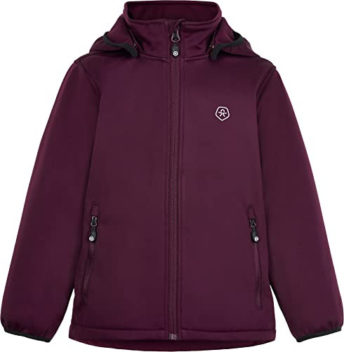 Color Kids Unisex Kinder Softshell With Fleece, Af 8,000 Shell Jacke, Potent Purple, 92 EU
