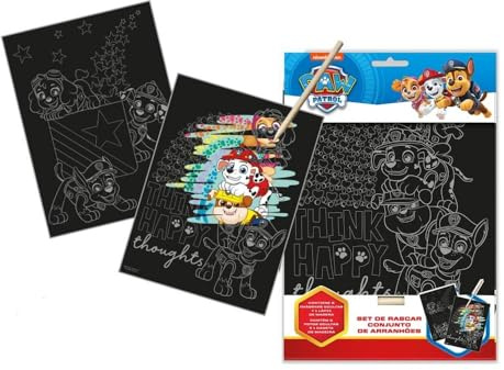 Kratzbilder-Set Paw Patrol