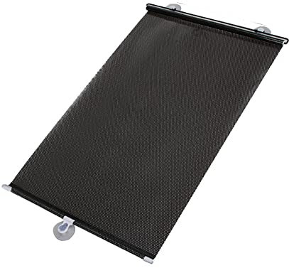 Asudaro Parasol Retráctil Automático, Persiana Plegable Protector Solar, Cortina Termoaislante Enrollable Para Vehículos 50 * 125cm