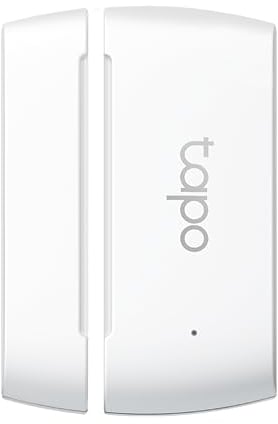 TP-Link Tapo T110 - Sensor de Contacto Inteligente, Domótica, Ahorro de Energía, Batería Larga Duración, Alertas de Intrusos, Requiere Hub