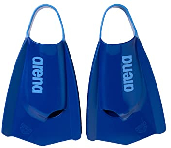arena Powerfin Pro II Palmes de Piscine d'Entraînement, Palmes de Piscine Adulte, Palmes 100% Silicone, Palmes de Piscine Courtes et Confortables