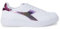 Diadora Step P Bright Reptile, Scarpe da Ginnastica Donna, White/Fucsia Red, 38 EU