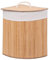 Five - Panier à Linge d'angle en Bambou H 50 cm capacité 48 L Naturel