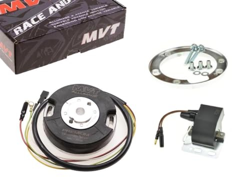 MVT Innenrotor 12V Tuning Zündung Lichtmaschine passend für Hercules Prima 2 3 4 5 Sachs 504 505, Kreidler Flory Florett, Puch Maxi, Zündapp C CS GTS KS ZD ZE ZL ZS ZX Mofa Moped Mokick