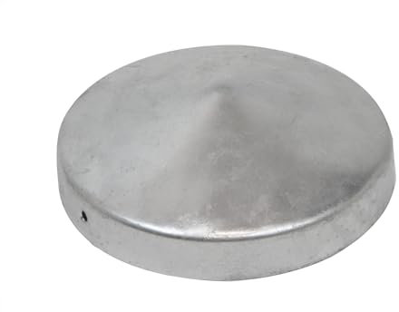 Wovar Pfostenkappe Verzinkt Rund für 12 cm Pfosten - pro Stück