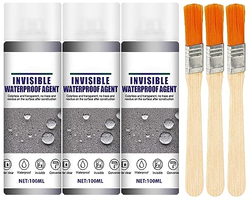 Voihamy Poderoso Spray Sellador | Spray De Agente De Revestimiento Impermeable Transparente | Agente Impermeable Invisible | Spray Adhesivo Súper Fuerte | Sellador Impermeable Invisible Permeable