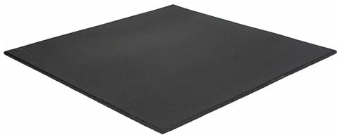DONATIF Pavimento Gommato Palestra 100x100x4 cm, Pavimento Antitrauma, Antiscivolo, Fonoassorbente, Sala Pesi e Home Gym, Pavimento Palestra