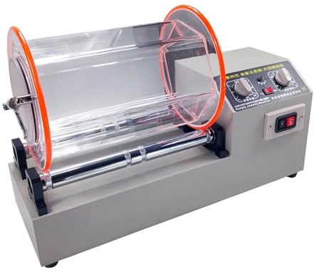 KT1320 11kg Large Capacity Rotary Tumbler Polishing Barrel Drum Polish Machine Jewelry Rolling Polish Gold Silver Tools