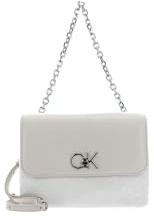 Calvin Klein Damen Re-Lock Crossover, Dk Ecru Jacquard Mono